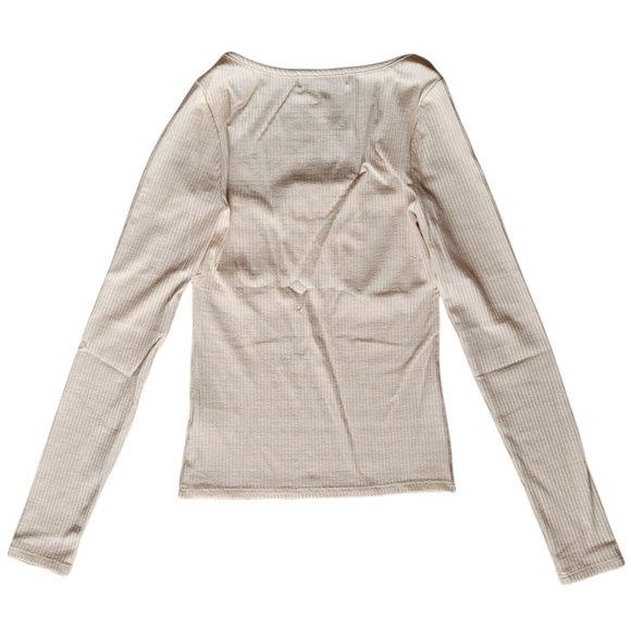 XS Long Sleeve Irina Top Billie the Label, Lightweight Ribbed Tencel, Stretch - Picture 2 of 8